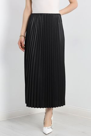 Pileli Etek Siyah - 50650.2036.