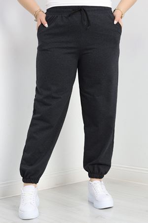 Büyük Beden 2 İplik Eşofman Altı Füme - 50661.1005.