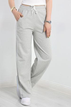 Biyeli Eşofman Altı Gri - 50662.1005.