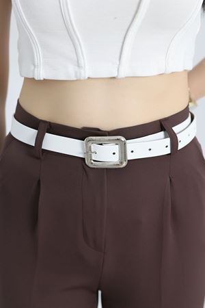 Aksesuar Kemer Beyaz - 10104.1794.