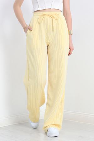 Su Yolu Lastikli Pantolon Sarı - 41320.1567.