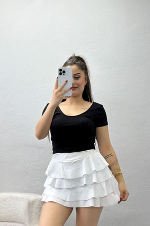 Ön Arka U Yaka Kaşkorse Body Siyah - 70479.1872.