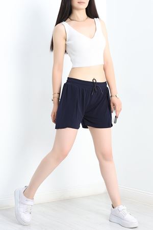 Sandy Kumaş Şort Lacivert - 70460.1949.