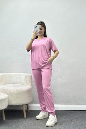Viskon İkili Takım Pembe - 50332.1857.