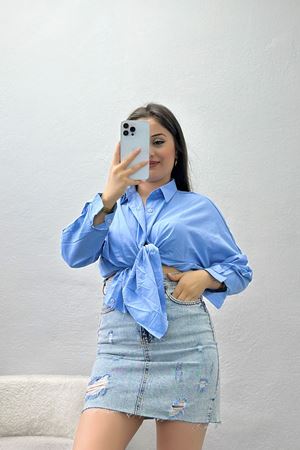 Terikoton Oversize Gömlek Bebemavi - 30840.1949.