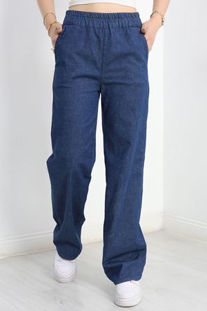 Bel Lastikli Tensel Pantolon Mavi1 - 41814.1431.