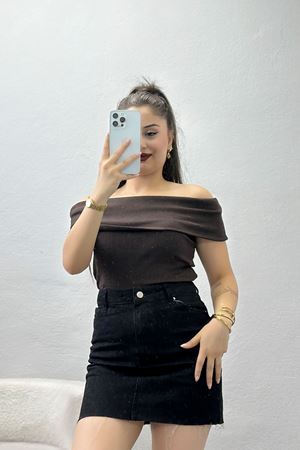 Madonna Yaka Bluz Acıkahve - 90335.1567.