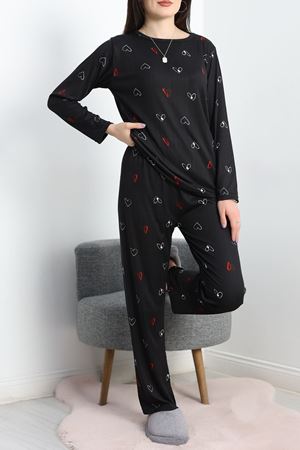 Pegasus Alt Üst Aynı Pijama Takımı Siyahkalp - 50749.1048.