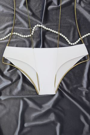 Lazer Kesim Bikini Külot Beyaz - 5206.1783.