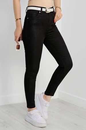 Dar Paça Kot Pantolon Siyahçizgili - 18921.1431.