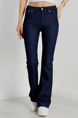 İspanyol Paça Kot Pantolon Maviçizgili - 18201.1431.