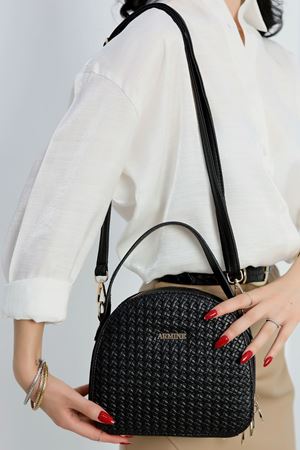 Original Armine Kol Çantası Siyahörgü - 408.1853.