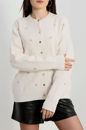 Fiyonk Detaylı Hırka Lattepembe - 3221.1577.