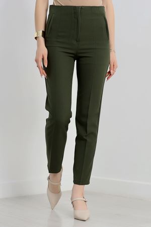 Zra Krep Havuç Pantolon Haki - 90129.1920.