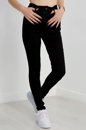 Dar Paça Kot Pantolon Siyah - 41900.1999.