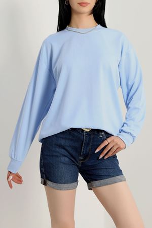 2 İp Bisiklet Yaka Sweat Bebemavi - 20790.1878.