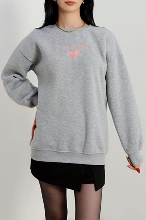 3 İplik Bisiklet Yaka Sweat Gripembe - 42242.1878.