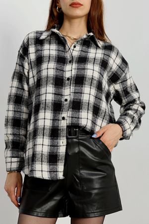 Oduncu Gömlek Beyazsiyah1 - 90077.147.