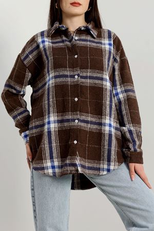 Oduncu Gömlek Kahvemavi - 90077.147.