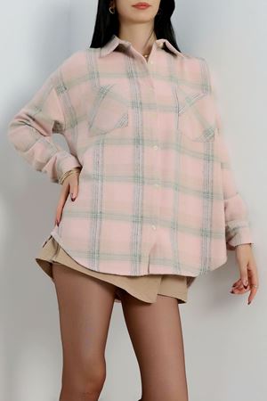 Oduncu Gömlek Pembegri - 20947.1874.