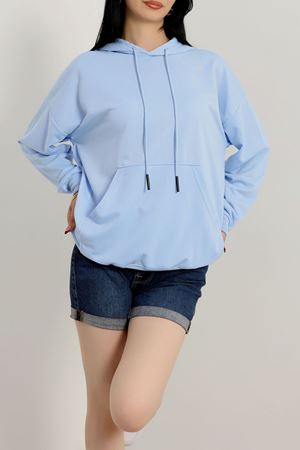 2 İplik Kapşonlu Kanguru Cepli Sweat Bebemavi - 30090.1878.