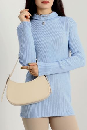 Balıkçı Yaka Fitilli Body Bebemavi - 19468.1766.