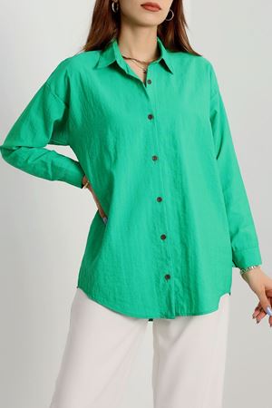 Oversize Gömlek Açıkyeşil - 70765.701.