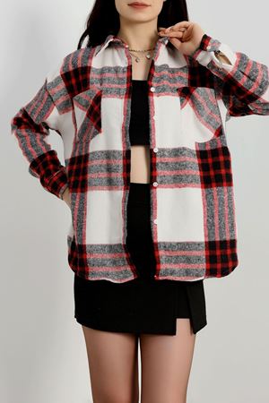 Oduncu Gömlek Kırmızıbeyaz - 20947.1874.