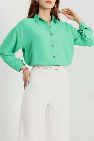 Oversize Gömlek Açıkyeşil1 - 70745.701.