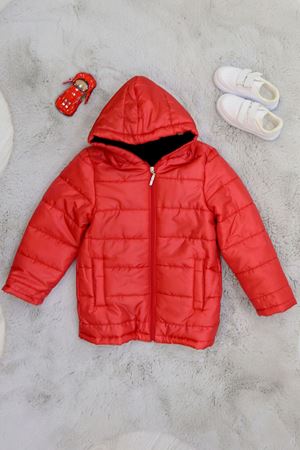 5-16 Yaş Unisex Şişme Mont Kırmızı - 9026.2032.