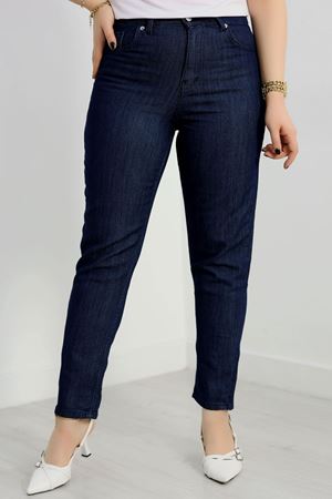 Büyük Beden Mom Jean Koyumavi - 42321.1431.