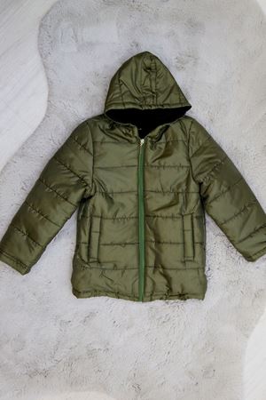 5-16 Yaş Unisex Şişme Mont Haki - 9026.2032.