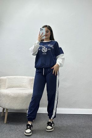 Garnili 2 İplik Eşofman Takımı Laciekru - 50743.1005.