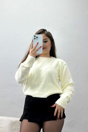 Bisiklet Yaka Triko Kemik - 2115.1765.