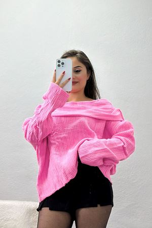 Madonna Yaka Triko Pembe - 2324.1765.