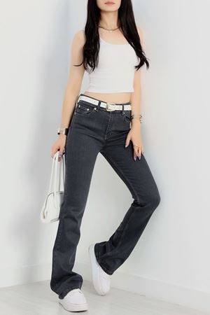 İspanyol Paça Kot Pantolon Gray - 18688.1431.