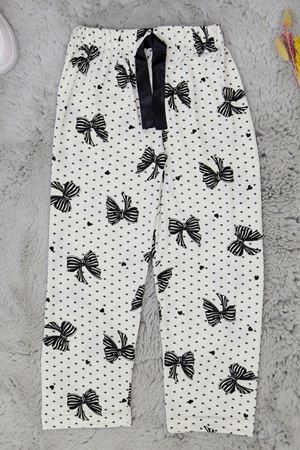 4-12 Yaş Milan Pijama Altı Beyazsiyah - 50842.904.