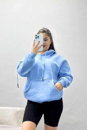 Kanguru Cepli Kapşonlu Sweat Bebemavi - 20960.1878.