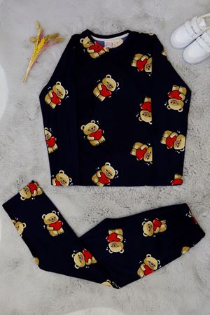 13-16 Yaş Süet Pijama Takımı Laciayı - 42206.2028.