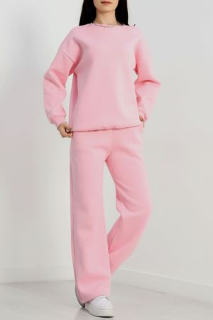 Üç İplik Eşofman Takımı Pembe - 70779.1878.