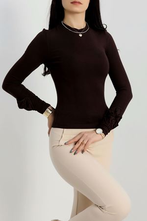 Ribana Kol Detaylı Body Kahve - 1744.2031.