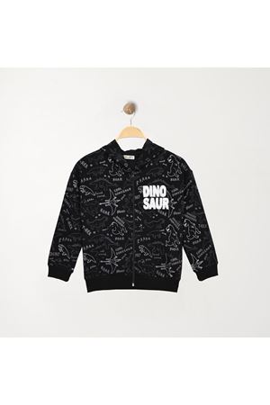 3-7 Yaş Nakışlı Kapşonlu Sweat Siyah - 225604.1576.