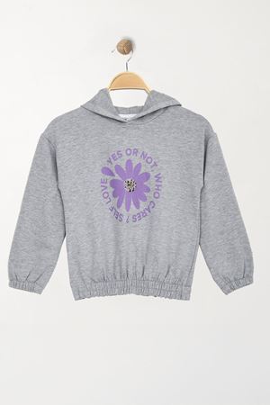 3-7 Yaş Baskılı Çocuk Sweat Gri - 625424.1576.