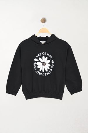 3-7 Yaş Baskılı Çocuk Sweat Siyah - 625424.1576.
