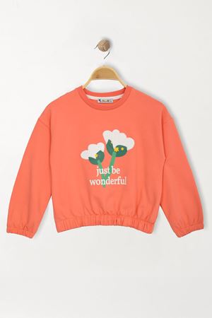 3-7 Yaş İki İplik Şardonlu  Sweat Narçiçeği - 625426.1576.