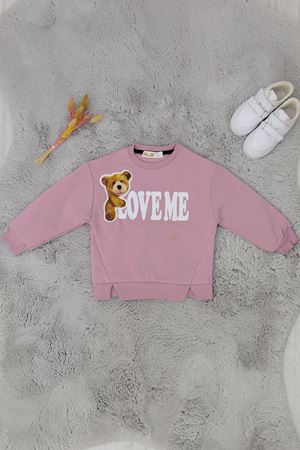 3-7 Yaş Baskılı Çocuk Sweat Gülkurusu - 624418.1576.