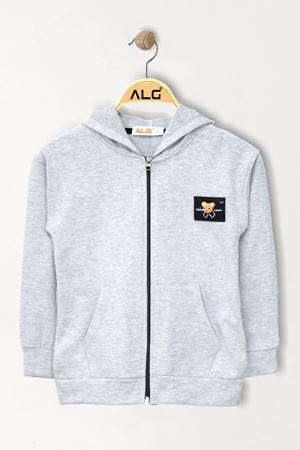 3-7 Yaş Çocuk Ayıcık Detaylı Sweat Gri - 624493.1576.