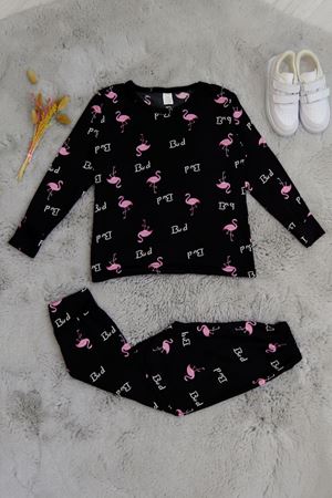 3-14 Yaş Çocuk Baskılı Milan Soft Takım Siyah - 481.1287.