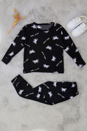 3-14 Yaş Çocuk Baskılı Milan Soft Takım Siyahkurdele - 481.1287.