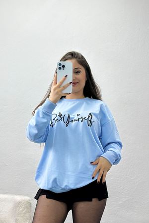 2 İplik Baskılı Sweatshirt Bebemavi - 31299.1878.
